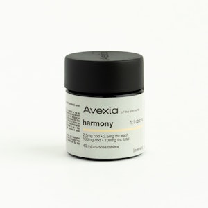 AVEXIA - Harmony 1:1 CBD:THC Tablets 40pk - 100mg