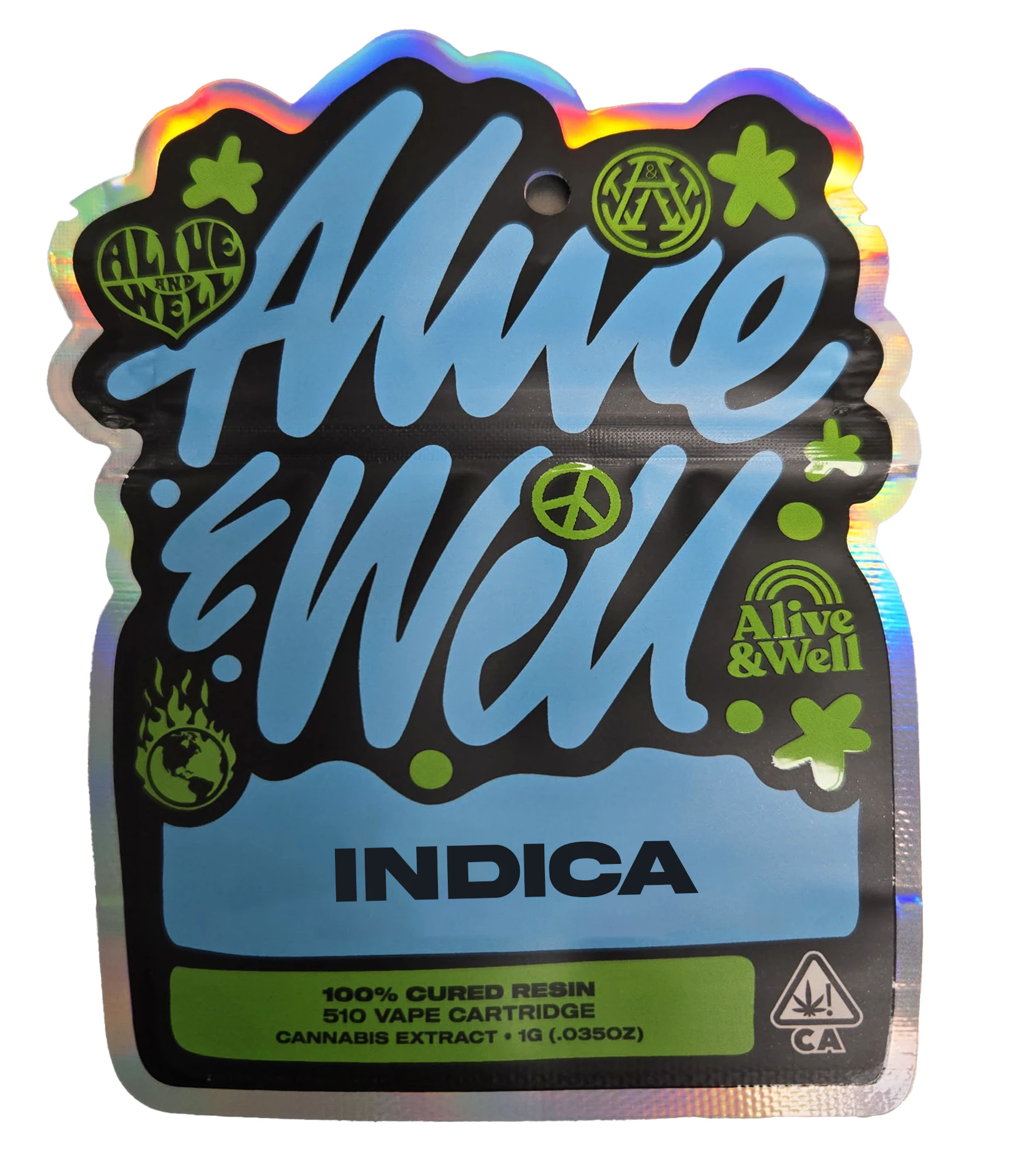 Alive & Well - Alive & Well - 1g Cured Resin Vape Cart - Ice Cream Cake Main Image
