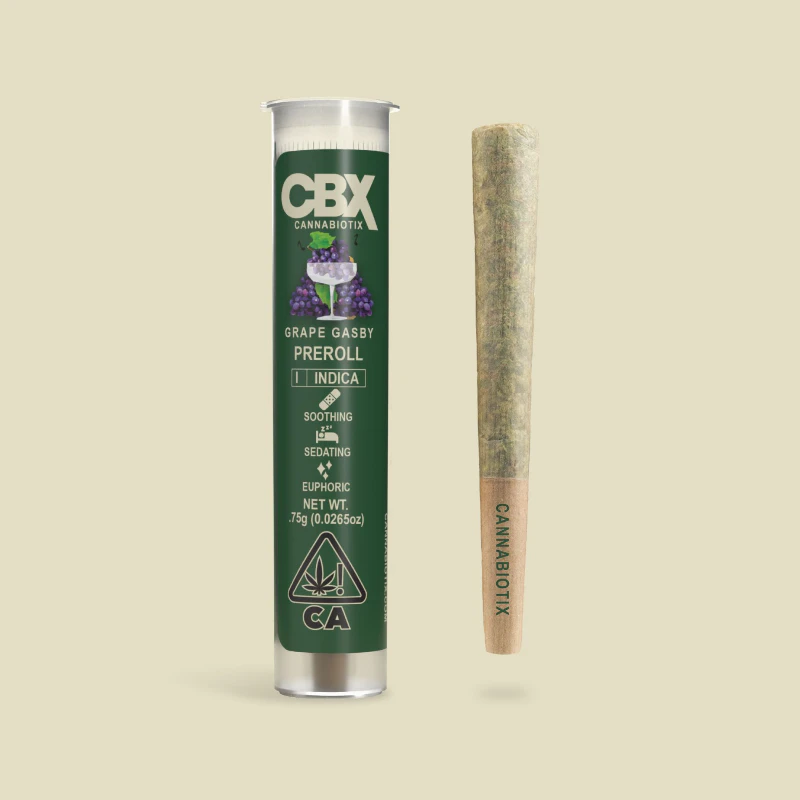 CBX: Cannabiotix - Cannabiotix Grape Gasby (I) Preroll .75g Main Image