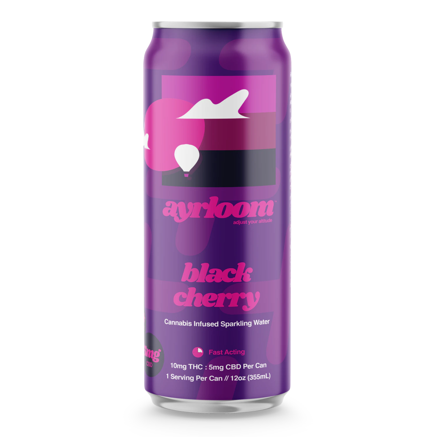 ayrloom - ayrloom | Black Cherry | 2:1 THC:CBD | Beverage | 1 can | 10mg Main Image
