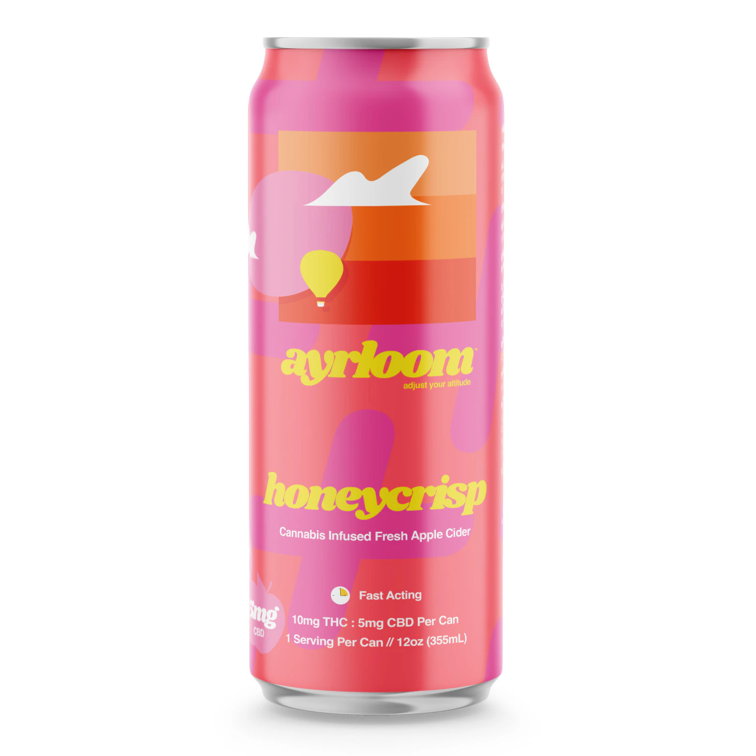 ayrloom - ayrloom | Honeycrisp Apple Cider | 2:1 THC:CBD | Beverage | 1 can | 10mg Main Image