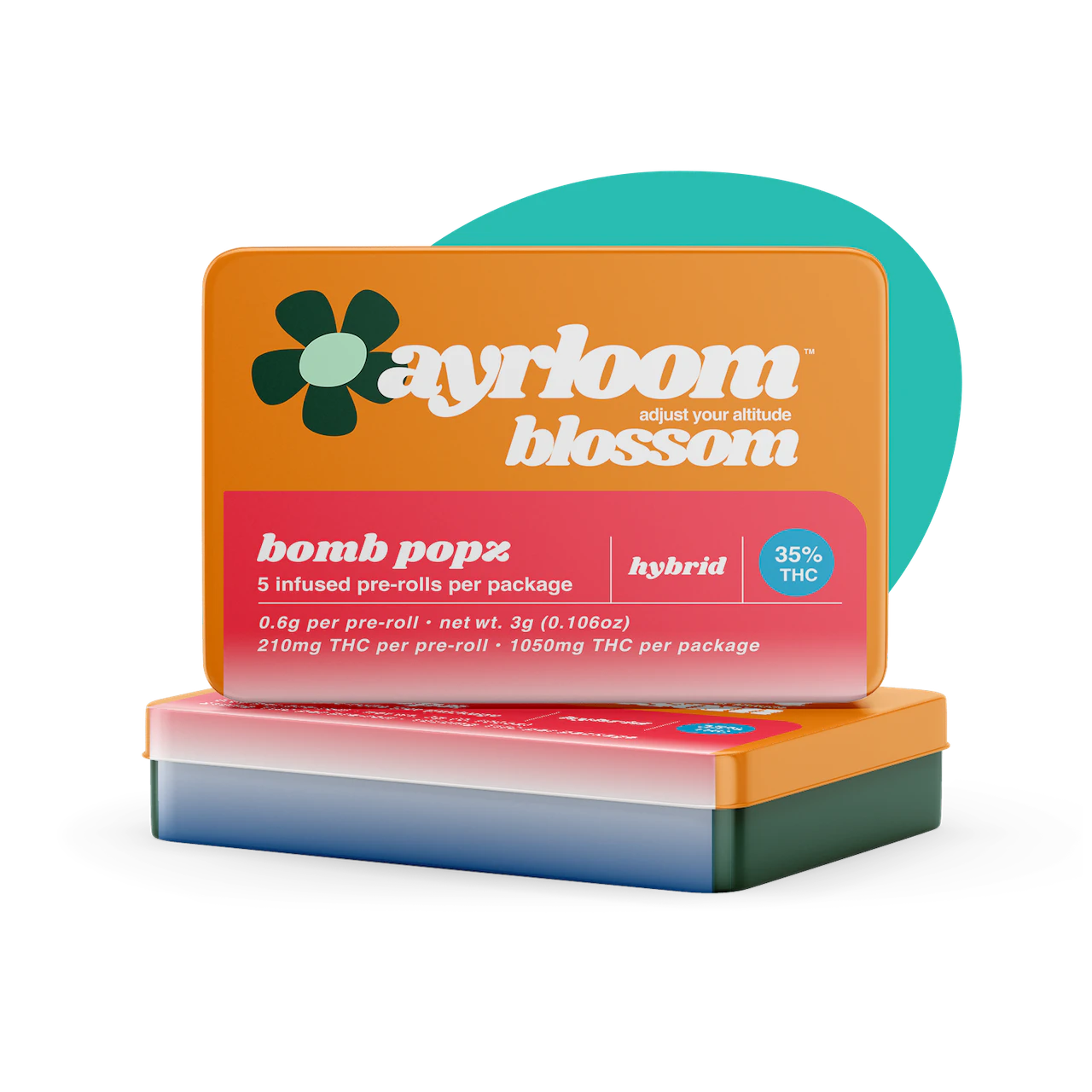ayrloom - Ayrloom | Bomb Popz 5pk | Infused Preroll | 3g Main Image
