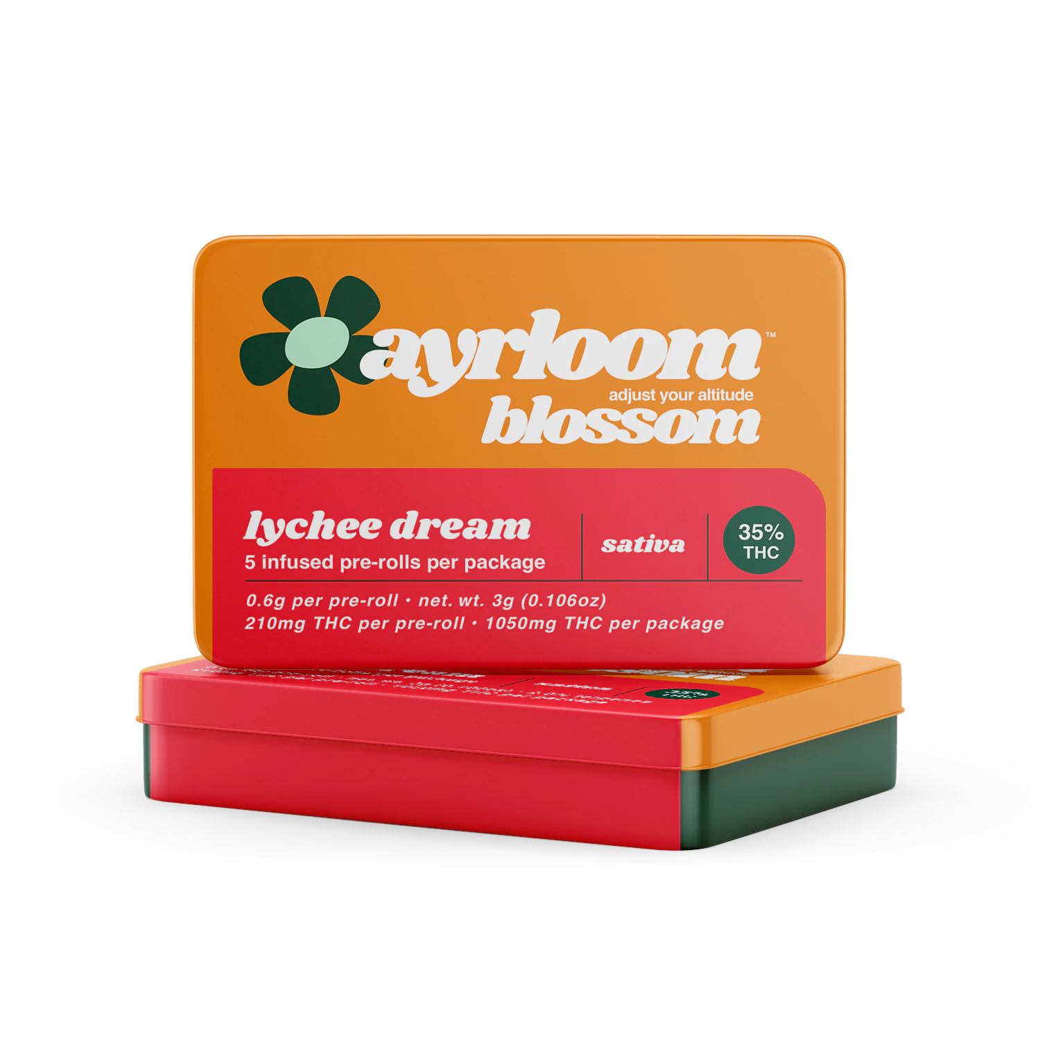 ayrloom - ayrloom | Lychee Dream | Infused Pre-Rolls | 5pk | 3g Main Image