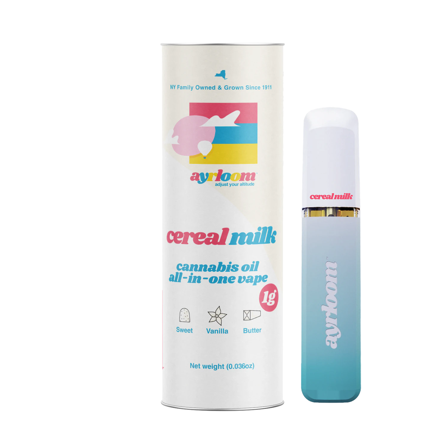 ayrloom - Ayrloom Vape Cereal Milk 1g AIO | V41 Main Image