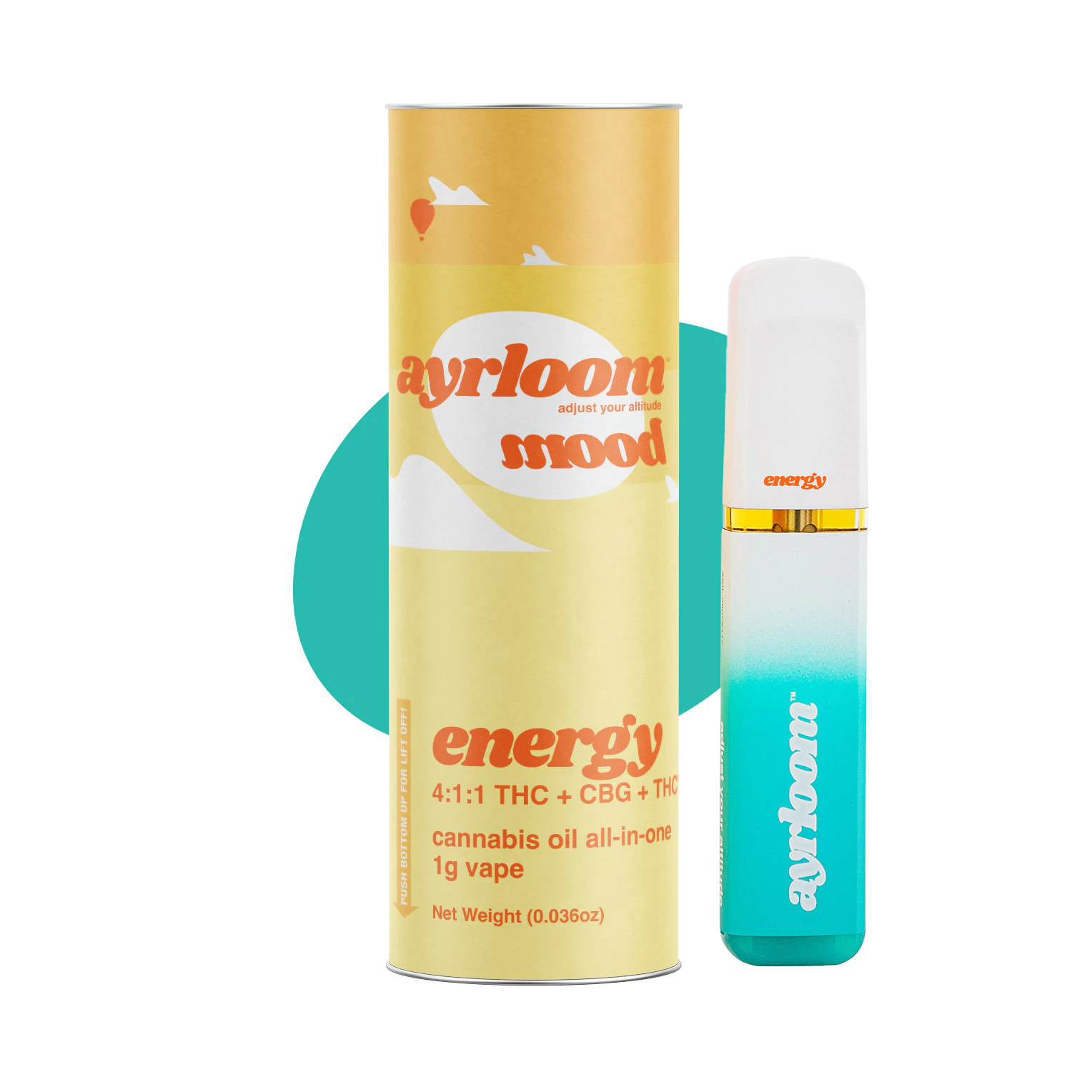 ayrloom - Ayrloom | Disposable | Distillate - Energy | 1g Main Image