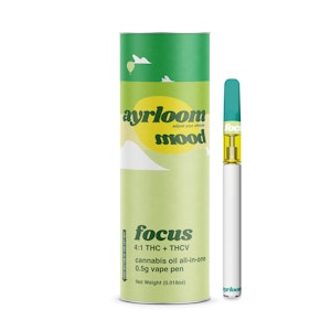 Ayrloom - Ayrloom - Focus 4:1 THC:THCV - Disposable Vape - 0.5g - Vape