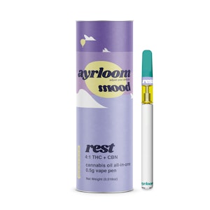 Ayrloom - Ayrloom - Rest 4:1 THC:CBN - Disposable Vape - 0.5g - Vape