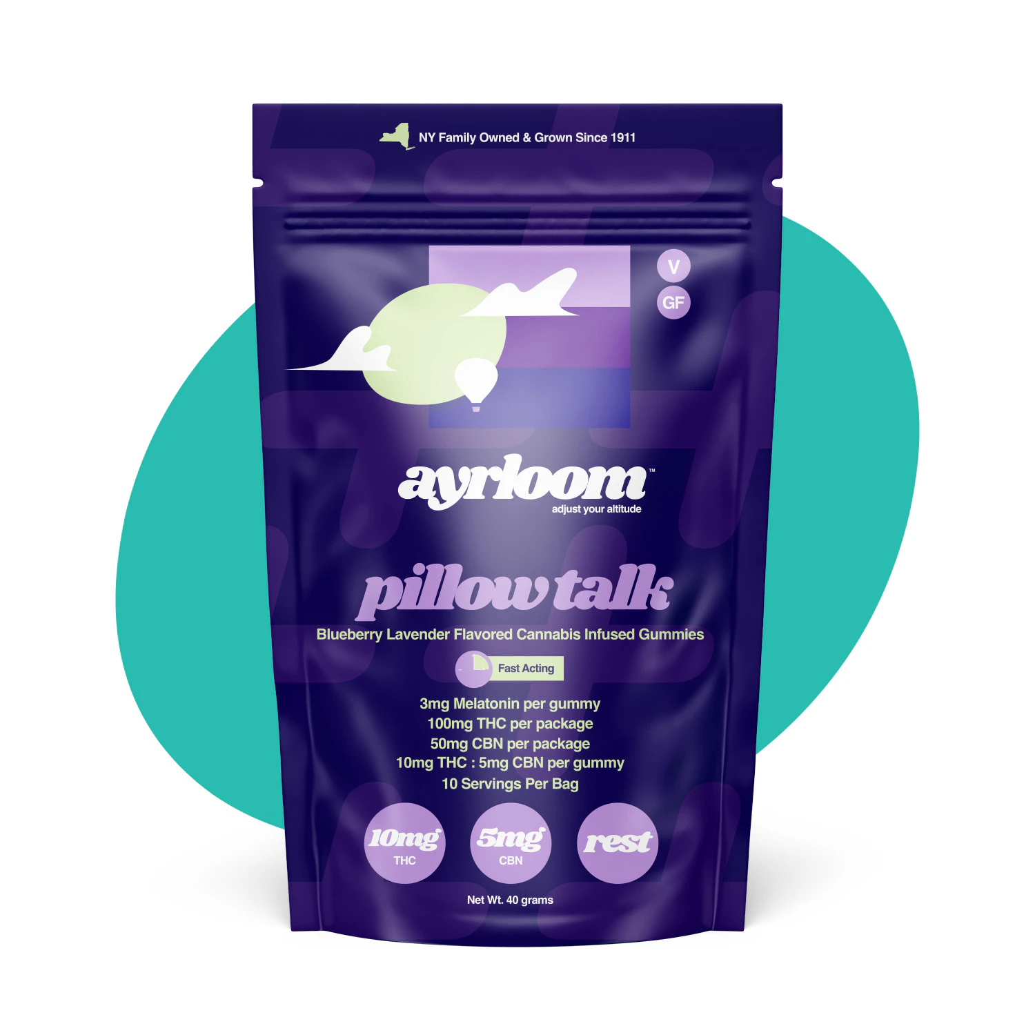ayrloom - Ayrloom | Pillow Talk "UP" 2:1 Gummies 10 Pack | E21 Main Image