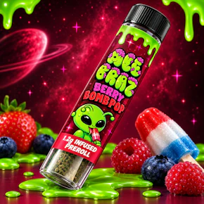 Alien Brainz - 1.2G Infused Berry Bomb Pop Pre-Roll
