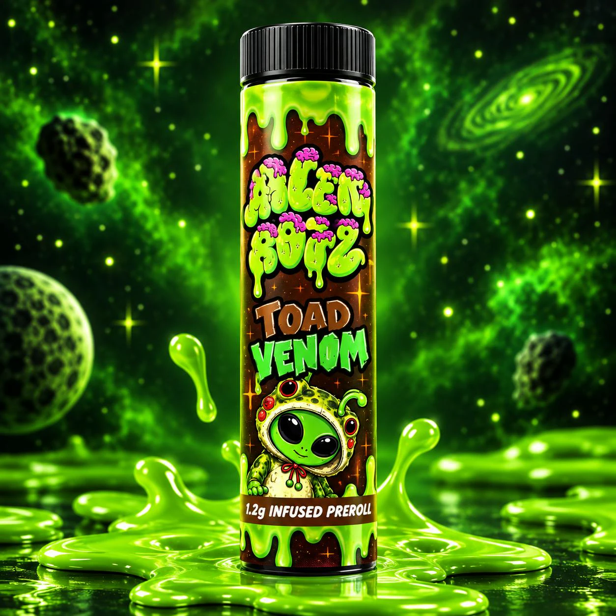 Alien Brainz - Alien Brainz - 1.2G Infused Toad Venom Pre-Roll Main Image