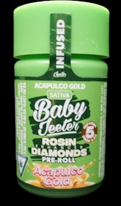 Infused Baby Jeeter 0.5g x 5 (2.5g) Preroll Acapulco Gold