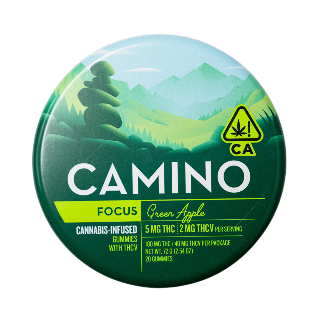 Camino - Camino - Focus - Green Apple - 5THC:2THCv - Gummies - 20pk - 100mg Main Image
