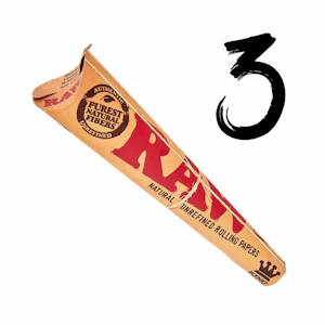 AGA - Raw - Classic Cones - King Size - 3pk - 1 1/4 