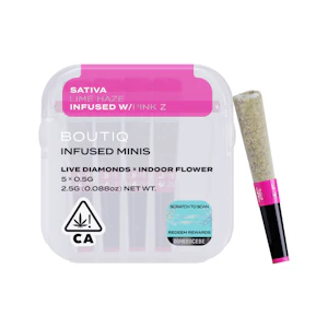 BOUTIQ - BOUTIQ | LIME HAZE X PINK Z - 5PK INFUSED | PREROLL | 2.5G