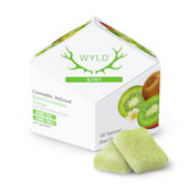 Wyld - 10ct. 100mg THC:100mg THCV - Kiwi