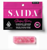 Saida Gummy Bar - Sleepy Berry 10:1 THC: CBN - Edible Gummy 100mg