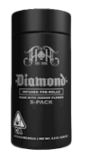 [Heavy Hitters] Diamond Infused Preroll 5 Pack - 2.5g - Apple Tartz (H)