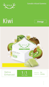 Kiwi | THC:THCv | Gummies | 10pk/100mg (WYLD)