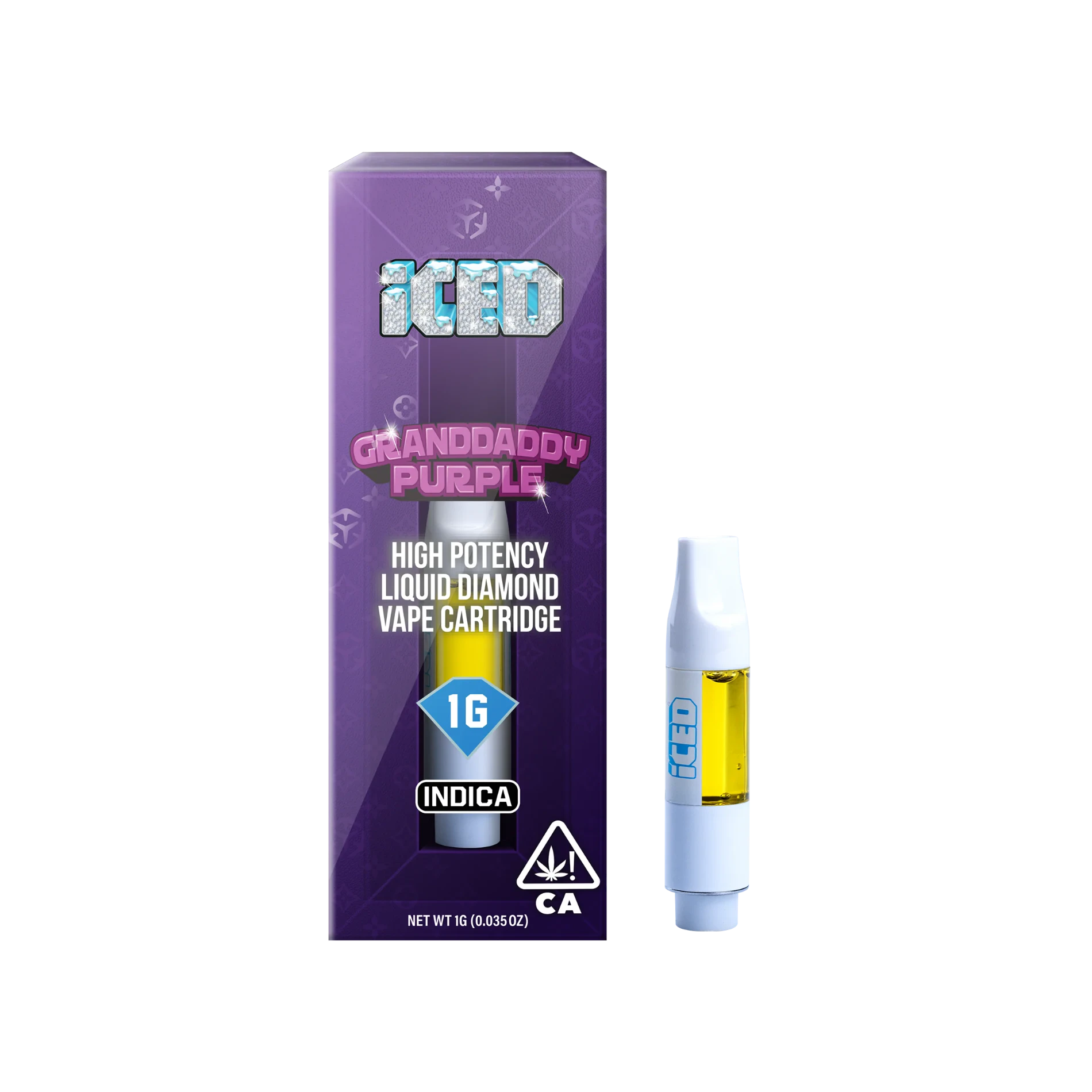 ICED - [ICED] Cartridge - 1g - Grandaddy Purple (I) Main Image