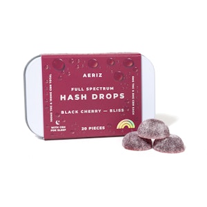 AERIZ - Black Cherry 1:1 THC:CBN Hash Drops - 100mg