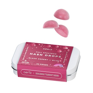AERIZ - Aeriz | 20pc Full Spectrum Hash Drops | Black Cherry - White Peach Gelato | 100mg