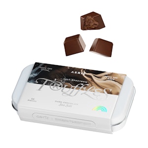 AERIZ - Aeriz | 10pc Truffles | Dark Chocolate Sea Salt - Gorilla Cookies | 100mg