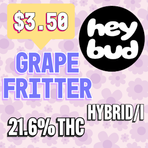 HeyBud - *SALE * HALF GRAM | HeyBud | Grape Fritter 