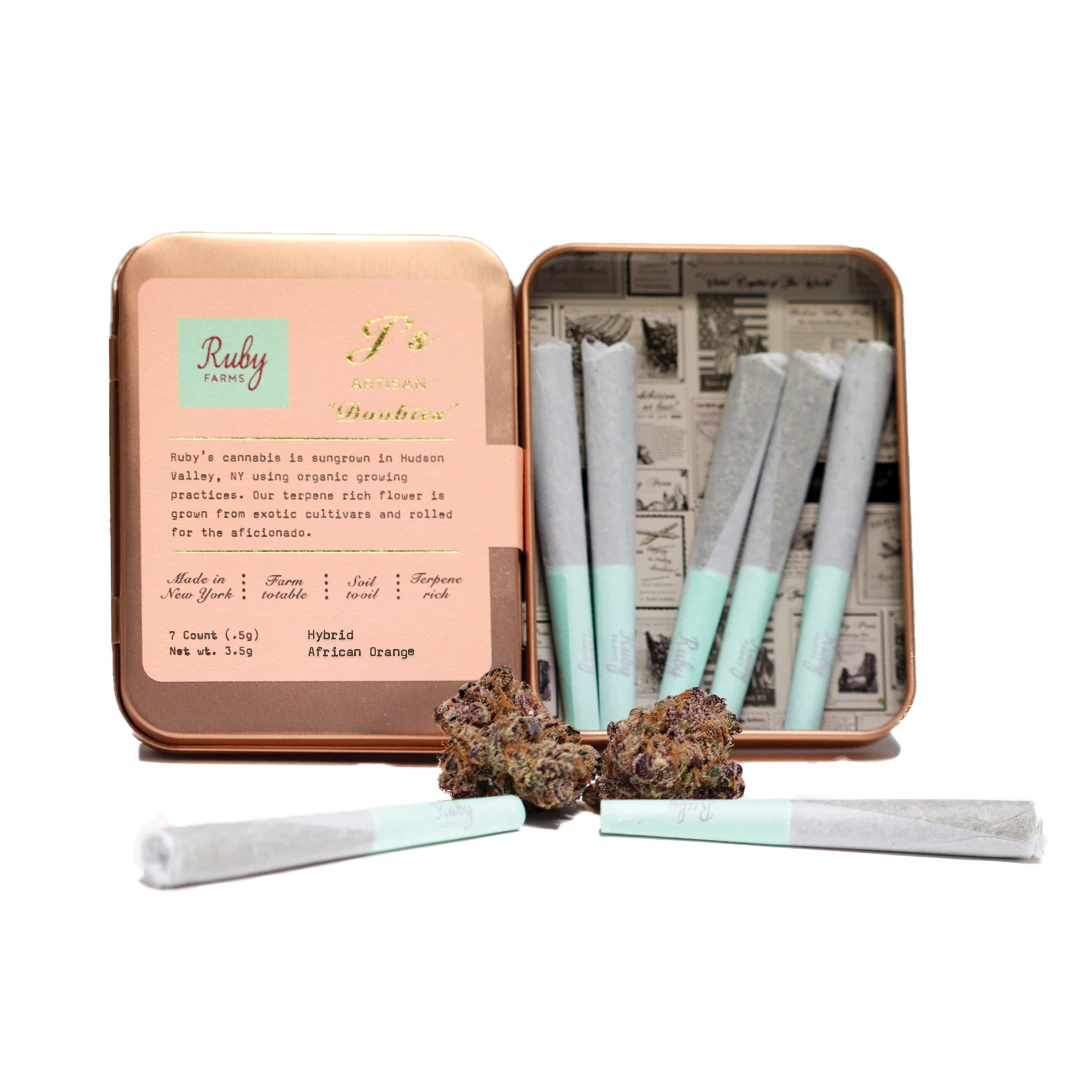 Ruby Farms - Ruby Farms | Doobies | African Orange | 7-pack | 0.5G Main Image