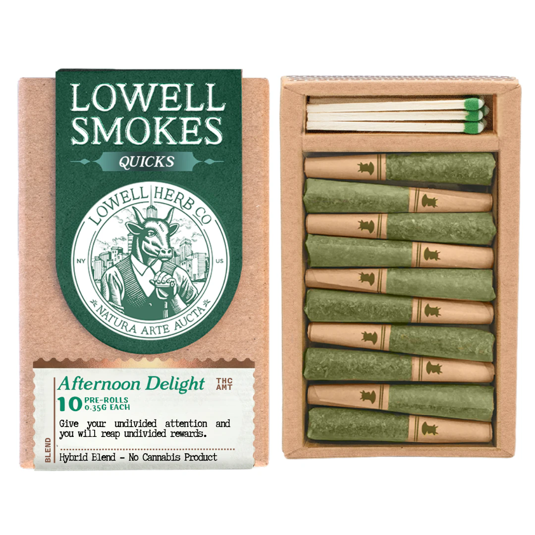 Lowell Herb Co. - Lowell Herb Co - Afternoon Delight - 10pk Quicks Prerolls Main Image