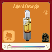 Mule | Glass Live Resin Cart 1g [S] | Agent Orange