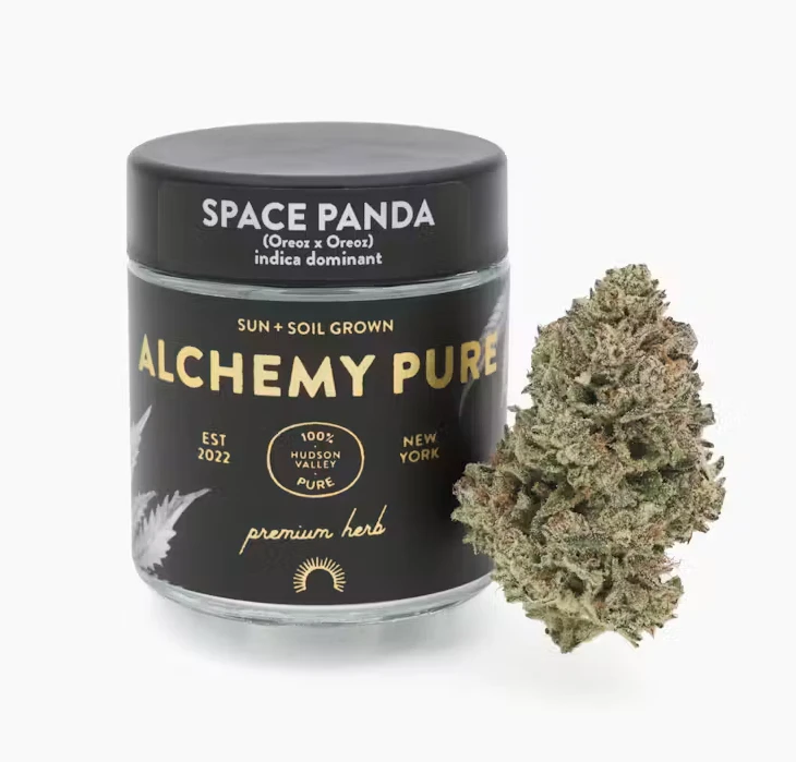 Alchemy Pure - Space Panda 3.5g Flower Jar Main Image