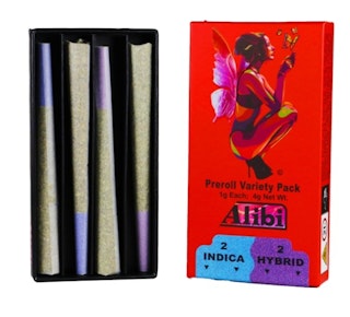 Alibi | Pre-roll Pack - Caramel Cream / Cherry Diesel | 4g 4pk