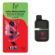 Juicy Watermelon 1g AIO Vape - Indica | Alibi