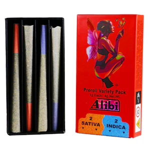 Alibi Cannabis - Dream Star/Caramel Cream | Preroll | 1g x 4pk | Alibi