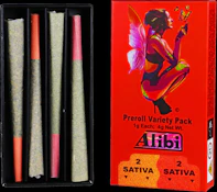 Alibi Dream Star & Nilla Wafer Variety Pack 1g 4 Pack Preroll (Nanticoke)