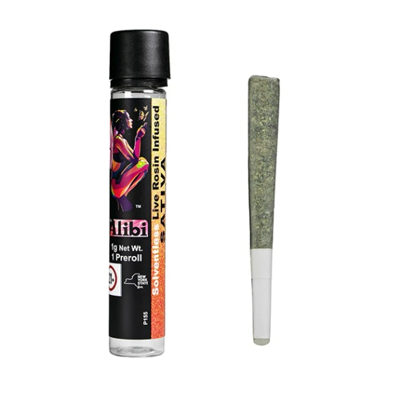 Alibi - Alibi - Super Silver Haze x Strawberry Meltz - Infused Preroll - 1g Main Image