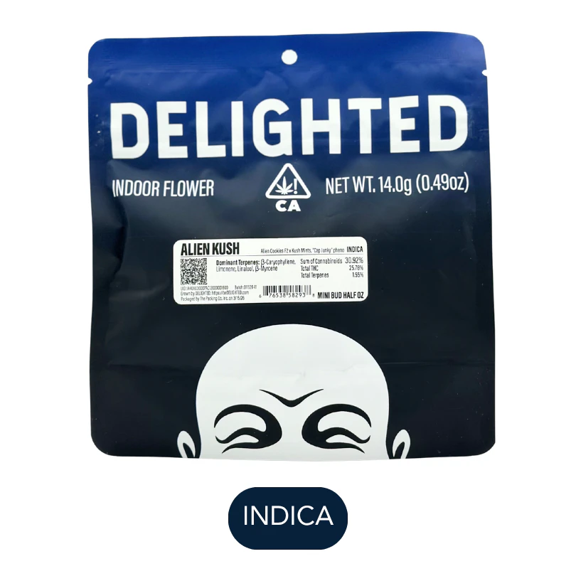 Delighted - Delighted - Minis - Alien Kush - Flower - 14.0g Main Image