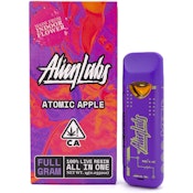 Atomic Apple 1g Live Resin Disposable Cart - Alien Labs