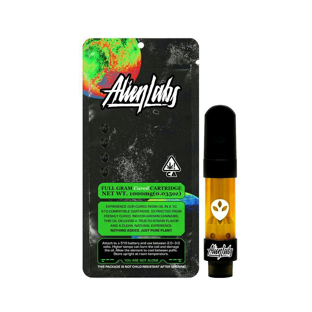 Alien Labs Sherb Cream Pie Cured Resin Cartridge 1.0g