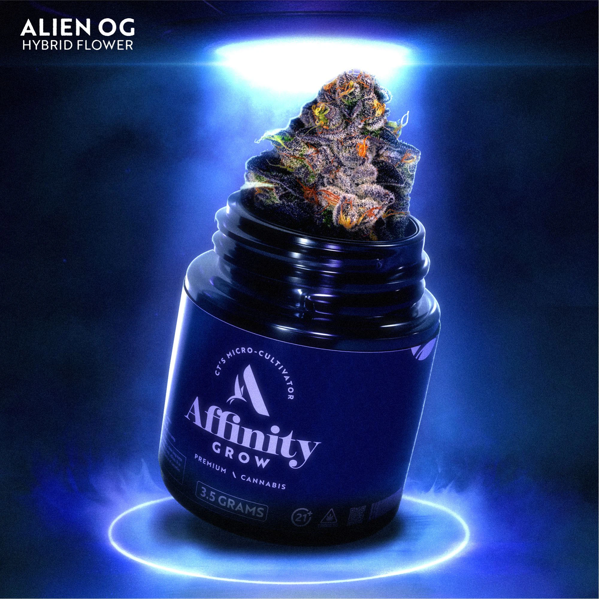 AFFINITY - Alien OG Flower T32.39% S 00734 Main Image
