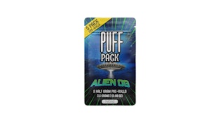 Puff | Alien OG (H) 29.4% THC | Prerolls (5 pack) 2.5G | Hybrid