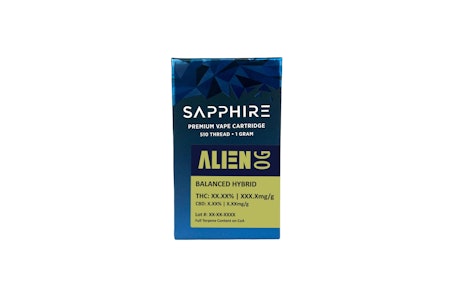 Sapphire - Alien OG | Cartridge | 1g | Sapphire