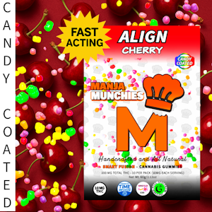 Manja Munchies - Edibles | Manja Munchies | Align Cherry | 100mg