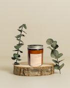 Peaceful Scents | 8oz Amber Glass Candle