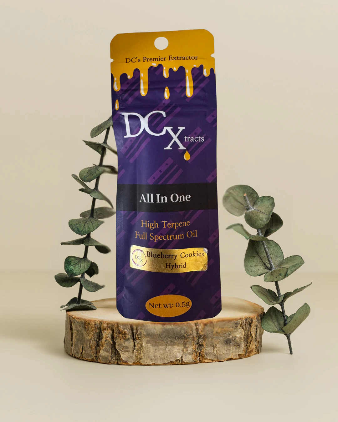 DC Xtracts - Blueberry Cookies | Disposable Cart | .5g | DC Xtracts Main Image