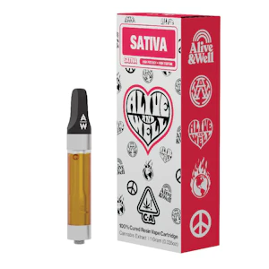 ALIVE & WELL - Alive & Well - 1g Cured Resin Vape Cart - Iced Lemonade
