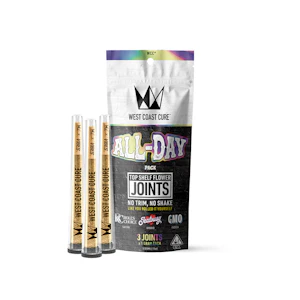 West Coast Cure - All Day Pack CUREjoint - 1g (3-pk)