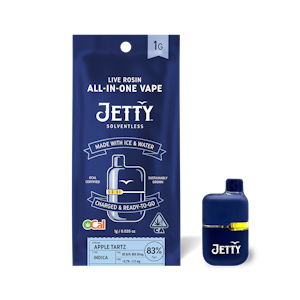 JETTY EXTRACTS - AIO (Mini Tank) - Forbidden Apples (OCAL Solventless) - 1g (I) - Jetty