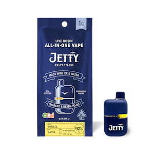 Jetty Extracts - AIO (Mini Tank) - Piñata (OCAL Solventless) - 1g (S) - Jetty