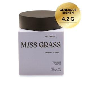 MISS GRASS - Miss Grass | Generous Flower | All Times - Lemon Sportiff | 4.2g